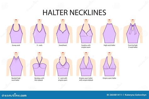 Understanding Halter Top Necklines