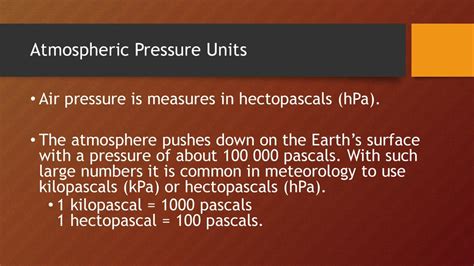 Understanding Hectopascals and Atmospheric Pressure