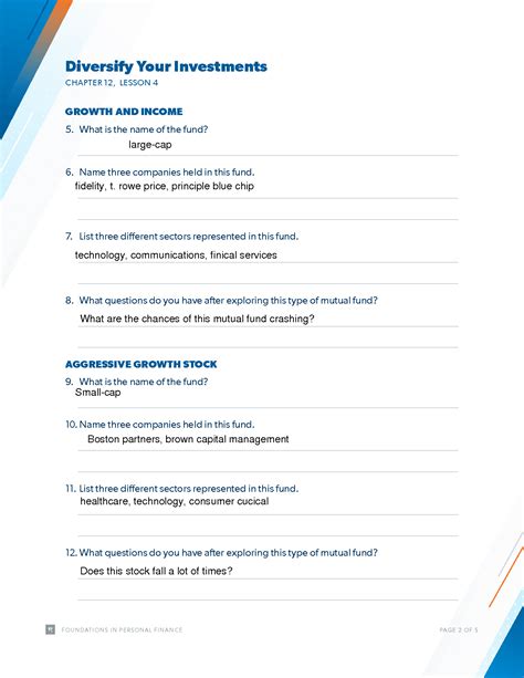 Understanding Investments Packet Answers Dave Ramsey Epub