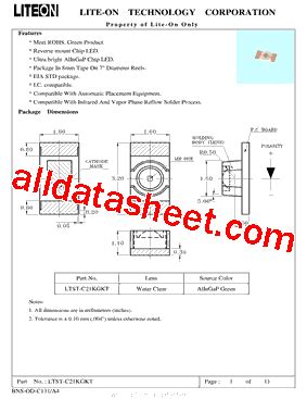 Understanding LTST-C21KGKT