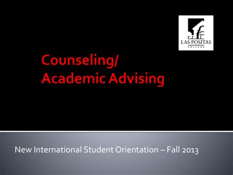 Understanding Las Positas Counseling