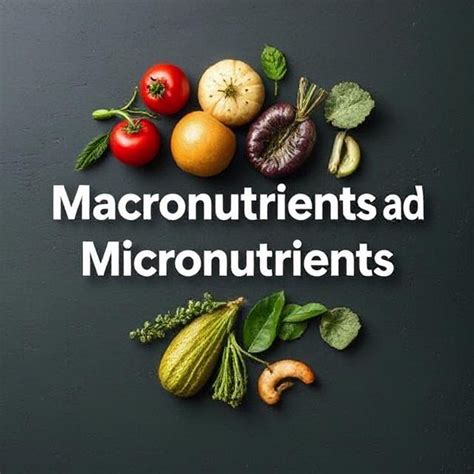 Understanding Macronutrients and Micronutrients