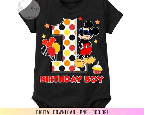 Understanding Mickey 1st Birthday Shirts