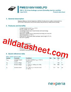 Understanding PMEG100V100ELPDZ