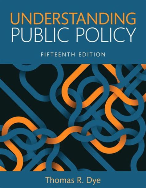 Understanding Public Policy PDF