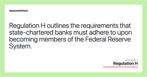 Understanding Regulation H: The Basics