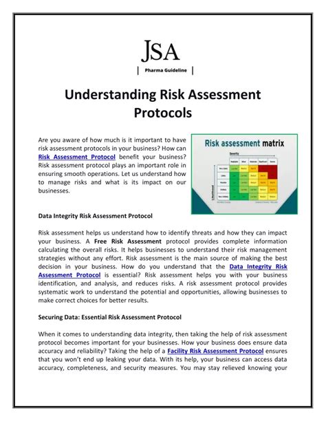 Understanding Risk Assessment