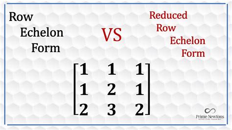 Understanding Row Echelon Form