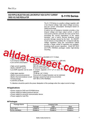 Understanding S-1170B33UC-OTSTFG