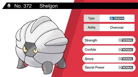 Understanding Shelgon's Evolution