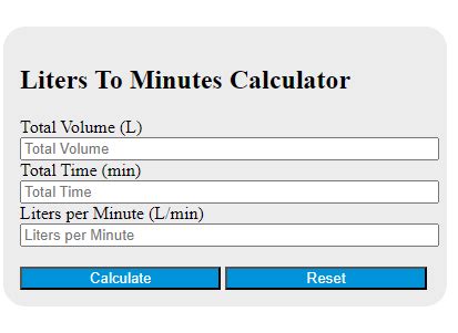 Understanding Standard Liter Per Minute