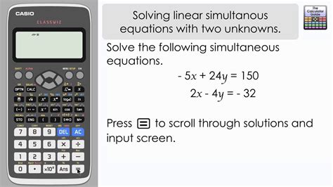 Understanding System Calculator Equations