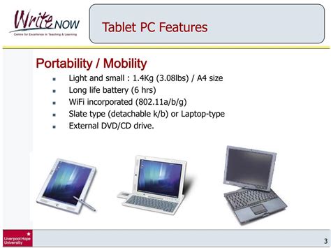 Understanding Tablet PC Features