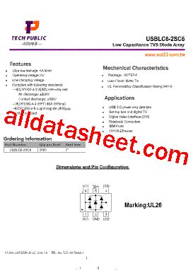 Understanding USBLC6-2SC6-MS