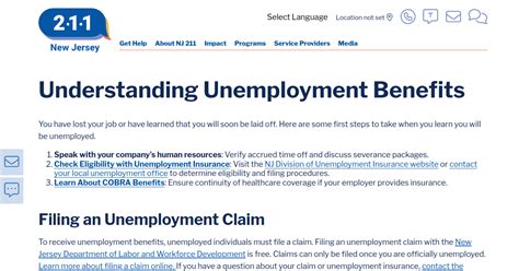 Understanding Unemployment Benefits in New Jersey