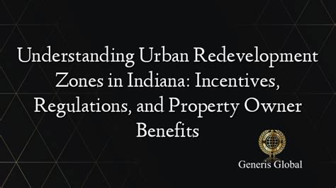 Understanding Urban Redevelopment Authorities