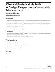 Understanding Volumetric Measurements