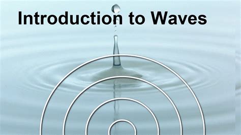 Understanding Waves: A Brief Introduction