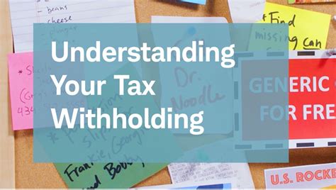 Understanding Withholding