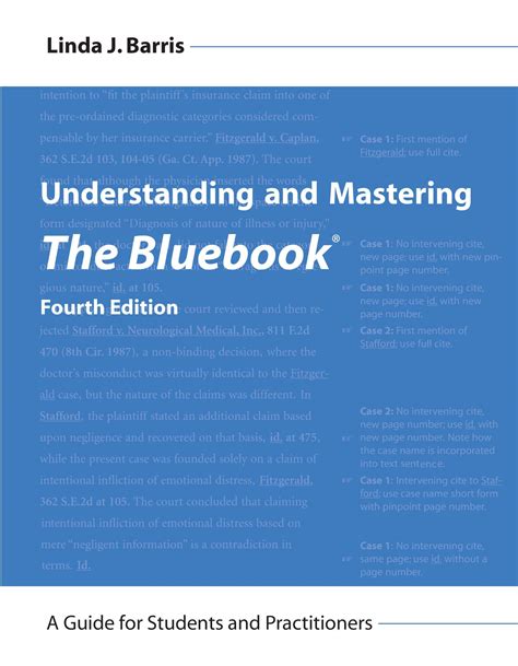 Understanding and Mastering The Bluebook A Guide for Students and Practitioners Epub