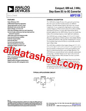 Understanding the ADP2108AUJZ-1.2-R7