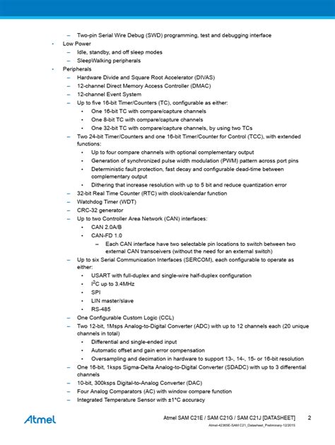 Understanding the ATSAMC21J16A-AUT