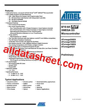 Understanding the ATXMEGA192D3-MH