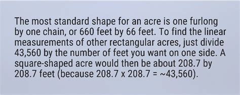 Understanding the Acre-Mile Relationship