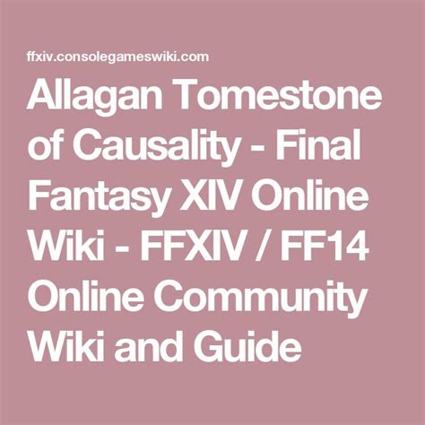 Understanding the Allaggan Tomestone of Causality