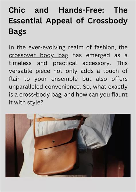 Understanding the Appeal of Crossbody Bags