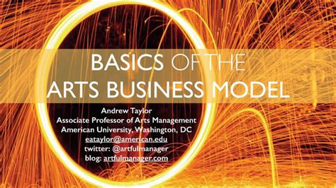 Understanding the Arts Business Model