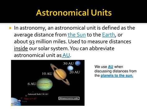 Understanding the Astronomical Unit