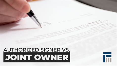 Understanding the Authority of an Authorized Signer