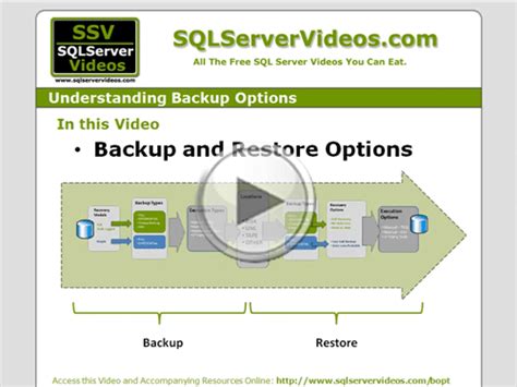 Understanding the Backup Options