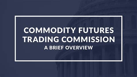 Understanding the CFTC - The Watchdog of the Futures Markets