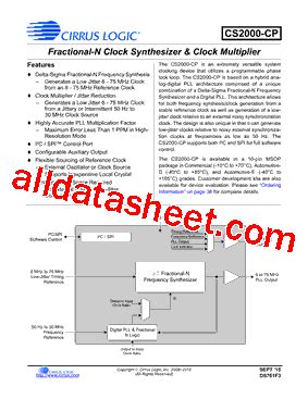 Understanding the CS2000CP-EZZ