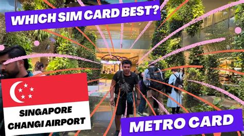 Understanding the Changi Airport SIM Card Landscape