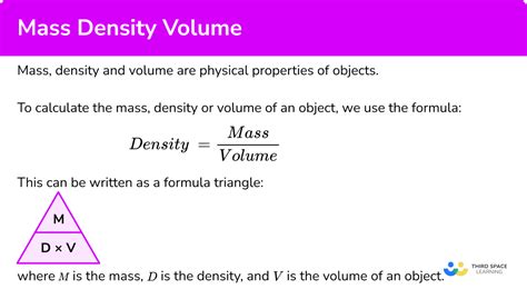 Understanding the Conversion: Density and Volume