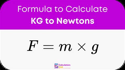 Understanding the Conversion: Kilograms to Newtons