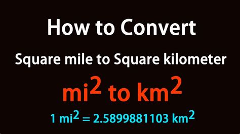 Understanding the Conversion: Kilometers vs. Square Miles