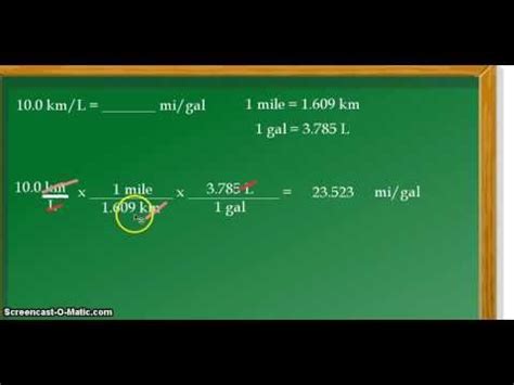 Understanding the Conversion: km/l to mi/gal