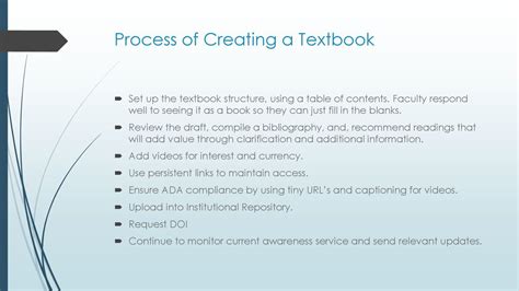 Understanding the DePaul Textbook Process