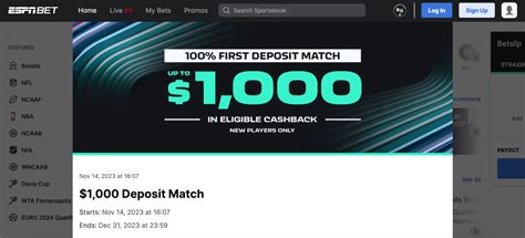 Understanding the ESPN Bet 1000 Deposit Match