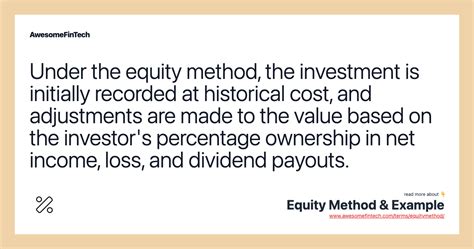 Understanding the Equity Method