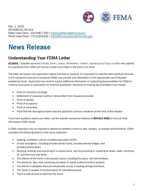 Understanding the FEMA Application