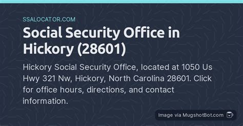 Understanding the Hickory Social Security Office