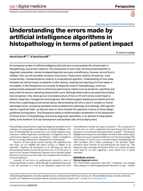 Understanding the Impact of Domain Errors