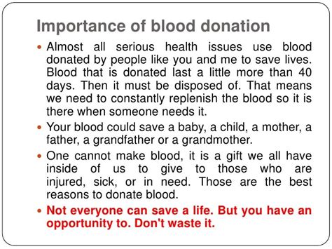 Understanding the Importance of Blood Donation