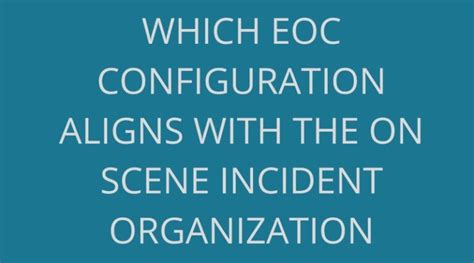 Understanding the Importance of EOC Configuration