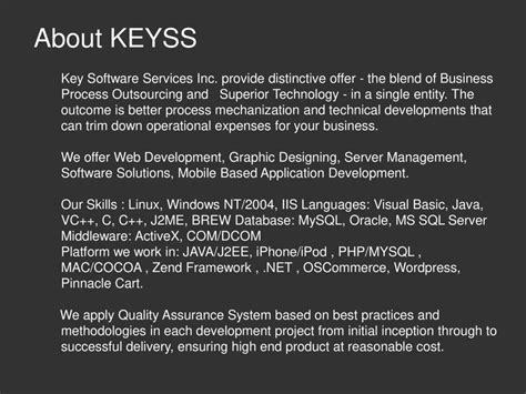 Understanding the Keyss Corporation